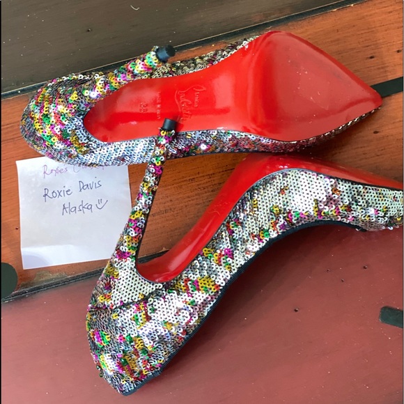 Multi Color Sequins Heels Christian Louboutin - Picture 1 of 8